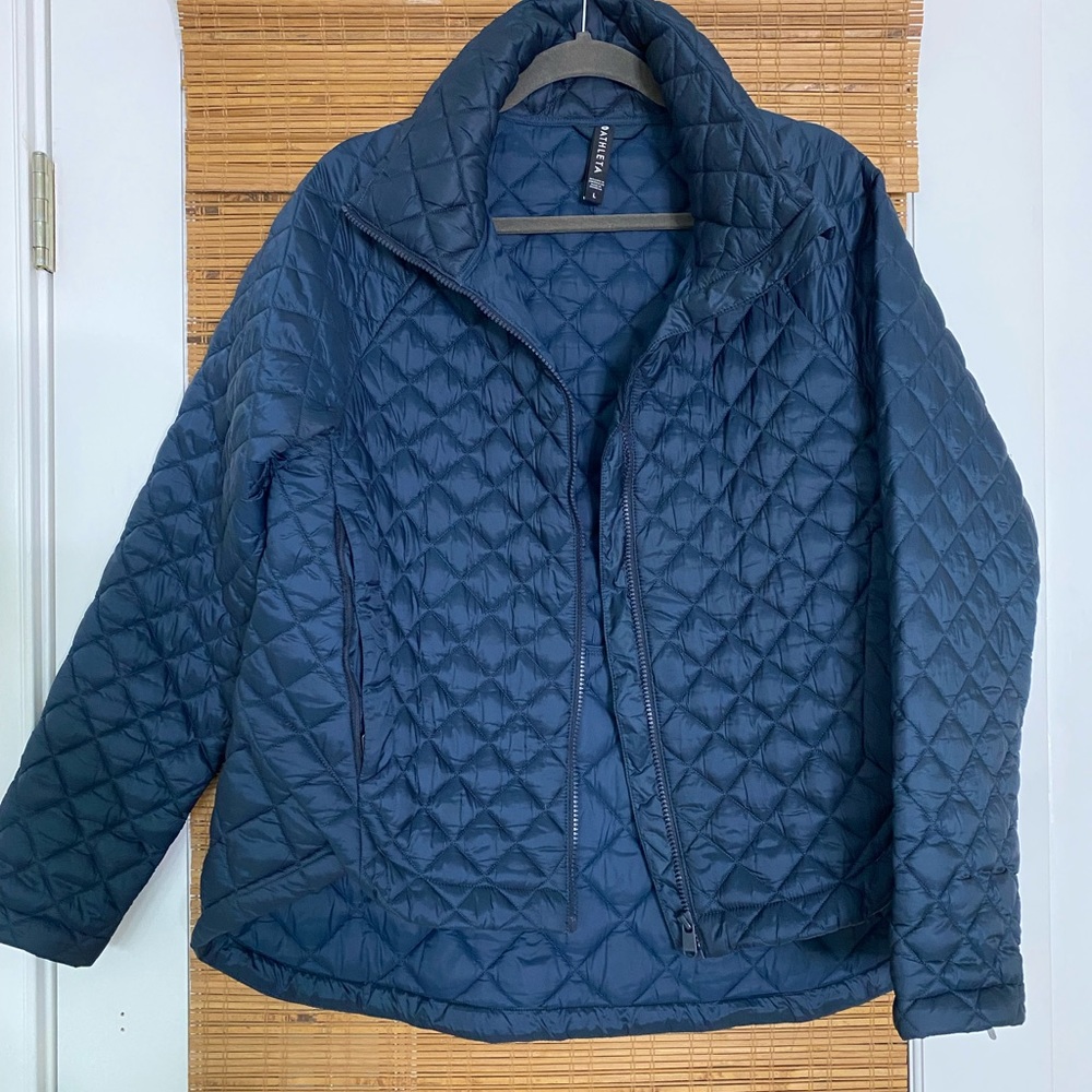 Athleta whisper featherless  light weight jacket.